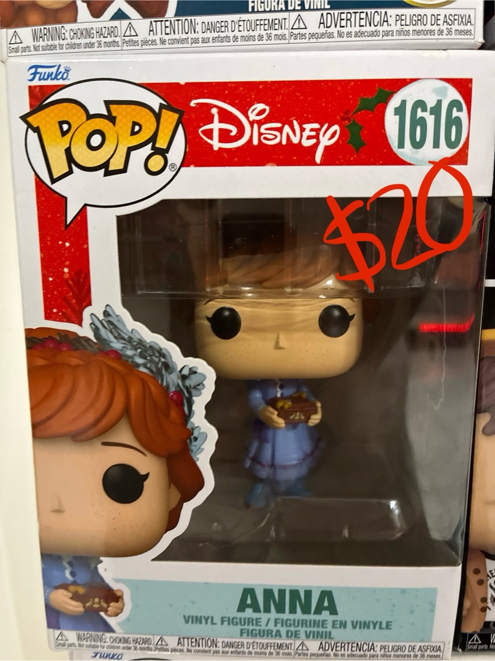 Funko Disney Anna Pop! Vinyl - Red Hair, Blue Outfit